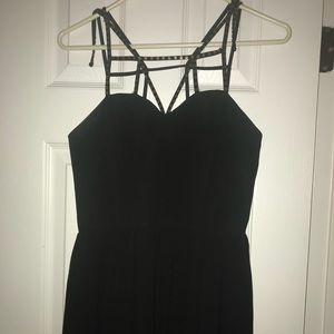 Forever 21 Black Chiffon Dress